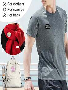 2026 New Fashion Cartoon Animal Shaped Brooch/Round Pin, Unisex Design, Interesting Gift For Friends, Colleagues, Students - Multicolor - View 8