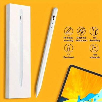 1pc Aluminum Alloy Universal Capacitive Touch Screen Stylus Pen, Compatible With IPhone/Tablet Gifts For Mother, Family, Friends, Kids, Birthday, Holiday