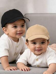 2pcs Fashionable Cute Baseball Cap, Adjustable Sun Hat Suitable For Boys, Girls, Babies, Casual Wear For Spring & Summer - Multicolor - View 4