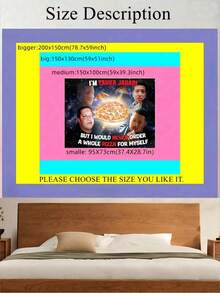 1PC  Funny Quote Tapestry Sal Vulcano Wall Hanging, Aesthetic Polyester Rectangle Tapestry With Humorous Print For Bedroom Living Room College Dorm Man Cave DecorLarge Polyester Tapestries Included Free Accessories-  Highquality Print Faderesistant MaterialValentine's Day Music Festival, Leopard Print Decor--Boho Tapestry, Aesthetic Wall Tapestry, Mandala Tapestry, Mushroom Tapestry, UV Reactive Tapestry, Galaxy Tapestry, Moon Phase Tapestry, Tree Of Life Tapestry, Vintage Wall Tapestry, Large Wall Hanging Tapestry,Tapestry,Room Deocr,Tapestry For Bedroom - 1PC - 查看 3