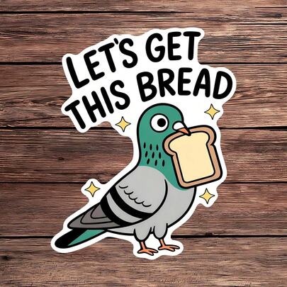 1 pieza Pegatina divertida de paloma, Pegatina para portátil "Consigue este pan", Pegatina de vinilo con cita linda, Regalo de motivación, Pegatina resistente al agua y despegable para vaso, Pegatina linda para botella de agua, Decoración de vinilo de cuaderno con sarcasmo de , Regalo perfecto para trabajadores, Pegatina de coche con pájaro del pan, Accesorio de humor para portátil de fácil aplicación, Pegatina de vaso con cita, Decoración de cuaderno de vinilo, Regalo divertido de botella de agua con lema, Pegatina de ordenador con cita descarada, Decoración de coche con humor de paloma