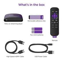 Roku LE  - HD (1080p) Streaming Media Player With High Speed HDMI Cable And Simple Remote - Black - màu đen - Xem 7