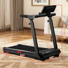 UMAY 18% Auto-Incline Treadmill, Foldable Home Treadmill With 3-Level Adjustable Height And Quiet 3.5 HP Motor, Max. 400LBS - US B Type Plug(110-127V) - View 12