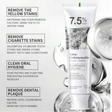 1 PCS Hidroxiapatita Pasta Dental, Pasta Dental Blanqueadora Suave y No Irritante, Pasta Encias, 7.5% Pasta de Dientes con Hidroxiapatita que Protege el Esmalte y Elimina la Placa ﻿ - Menta - Ver 4