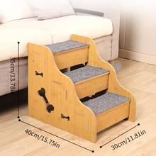 Pet Stairs, Small Dog Stairs, Dog Stairs, Dog Steps, Small Dog Bed Stairs, Puppy Climbing Ladder, Slip-Resistant Ramp Stairs For Elderly Dogs - Multicolor - View 9