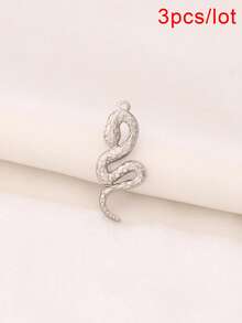 3pcs Stainless Steel Snake Pendant Findings 18K Gold Plated Charms For DIY Jewelry Making Supplies Accessories - Pendants - View 24