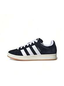 Adidas Originals CAMPUS 00s 皮革低帮运动鞋，男女通用，黑白配色 - 黑與白 - 查看 28