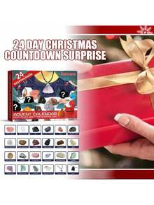 Indoor Decorative Stones - Christmas Advent Calendar Minerals - View 4