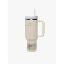 STANLEY - The Quencher H2.0 FlowState™ Tumbler 40oz Cream Premium Stainless Steel Bottle Insulated Mug Cup Portable Water Bottle Large-Capacity Coffee Cup Water Cup With Handle And Straw, For Travel, Home, Office, Gift, Ice Drinks And Hot Drinks 10-10824 - 1213 KEM 2.0 - Xem 1