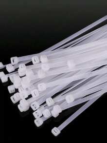 100pcs Garden Binding Ties, Zip Ties, Plastic Wrap, Plant Fixation, Portable Garden Cable Ties, Gardening And Lawn Care - A - View 9