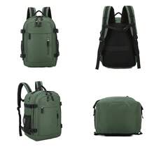 Ryanair Carry-On Backpack 40x20x25 Cm (20 Liters) | Waterproof Travel Backpack | Sturdy And Durable Carry-On Bag | Suitable For Hiking, School, And Work | Black/Navy Blue/Grey/Pink/Beige/Green - Green - View 5