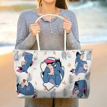 16*12inch Large Capacity Women's Handbag/Beach Bag, Printed With A Cute Winnie The Pooh Pattern, 1 Pc - Winnie the Pooh - Xem 8