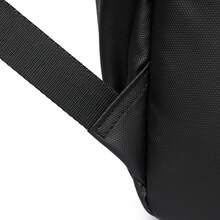 Mochila negra de moda para hombres - Mochila minimalista para la ciudad con diseño de múltiples bolsillos, perfecta para ir al trabajo y viajar - Multicolor - Ver 3