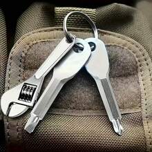 2pcs/3pcs Key Chain Screwdriver Set, Fashionable Key Chain With Screwdriver Combination - Multifunctional Outdoor Tool, Ideal Gift Choice, Daily Carry Tool, Stylish Design, Compact Tool, Pocket Tool, Suitable For DIY Enthusiasts For Various Maintenance Or Disassembly Tasks - Screwdriver - View 1