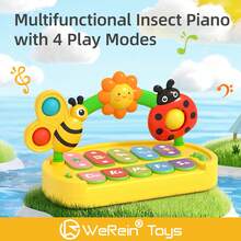 婴幼儿动物主题仿真键盘钢琴音乐故事早教玩具 - 彩色 - 查看 4