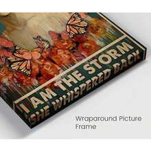 2D Flat, Posters & Prints 1Pc Framed Wall Art Women's Power, Butterflies And Roses, Vintage Art Style Canvas Poster Paintings Ideal Gift For Living Room Bedroom Corridor Wall Decor Room Decoration Ready To Hang - 印花 - 查看 10