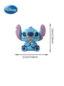 Monogram 1pc Disney Authentic Stitch Magnetic Fridge Magnet, Kitchen Home Office Birthday Holiday Gift - 1 Pc - View 2