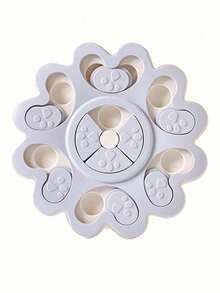 1PC Dog Puzzle Toys Slow Feeder, Interactive IQ-Enhancing Food Dispenser, Non-Slip Slow Eating Bowl, Cat And Dog Food Game, Durable And Easy To Clean, Anti-Choking Function, Slow Feed Treat Dispenser, Suitable For Small To Large Dog Breeds For Intelligence Training. - 彩色 - 查看 10