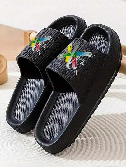 Nuevas zapatillas minimalistas y elegantes con rayas y estilo INS para mujeres - Para estudiantes/hombres y mujeres, adecuadas para oficina/baño/hogar/hotel/apartamento/viaje/interior y exterior/dormitorio, ideales para regalos de inauguración de casa/pareja/artículos de viaje, suela gruesa, suave, cómoda y ligera, fácil de limpiar y sin fatiga para un uso prolongado, paleta de colores de dopamina, zapatillas para todas las estaciones