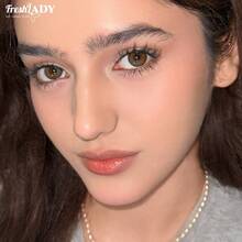 FRESH LADY Freshlady 1 Pair 14.2mm Yearly Disposable Natural Brown , Soft , Daily&Comfortable - Yearly Disposable - View 7