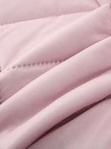 1pc Soft & Comfortable Minimalist Style All-Season Quilt, Lightweight & Breathable Blanket (No Pillow Case Or Bedsheet), Suitable For Single/Double Bed, Hotel, Camping, Home Decor, Machine Washable - Rouge - View 10