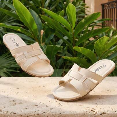 2026 New Girls Slippers, Comfortable Fashion Flat Soft Bottom Non-Slip Casual Sandals For Students, Suitable For Older Kids