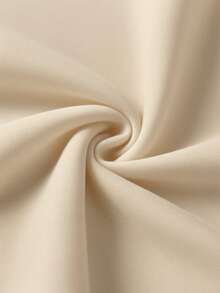 半拉链领休闲百搭长袖套头卫衣 - 杏色 - 查看 8