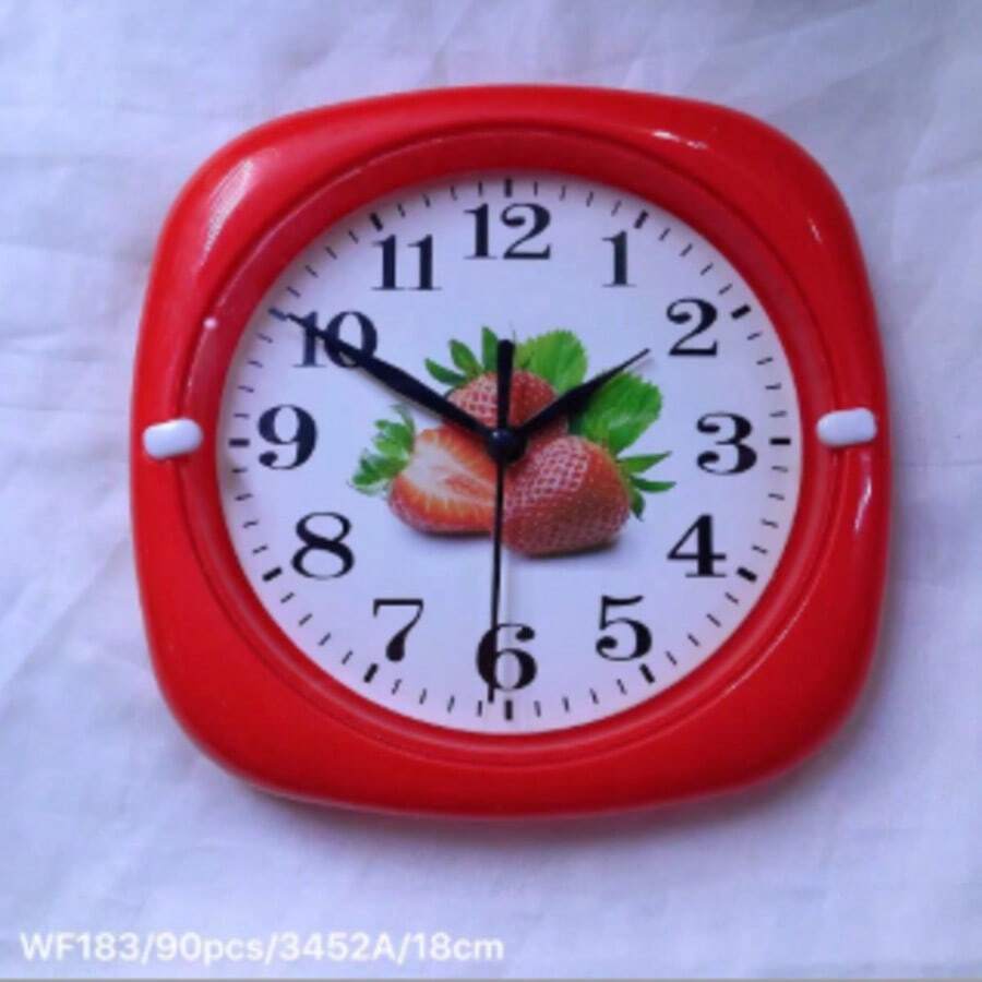 CL078 Reloj de Pared Infantil 18 cm Colores Vibrantes - 1PC - Ver 1