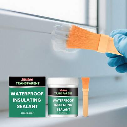 Transparent Waterproof Sealant, Home Wall Tile Crack Filler, Multi-Surface Sealing Anti-Leakage
