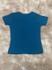 Women's Baby Look Leopard Print - New Release - PETROLEUM BLUE - View 3