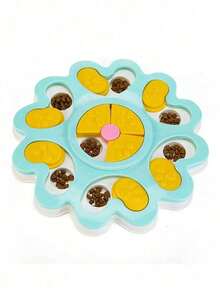 1PC Dog Puzzle Toys Slow Feeder, Interactive IQ-Enhancing Food Dispenser, Non-Slip Slow Eating Bowl, Cat And Dog Food Game, Durable And Easy To Clean, Anti-Choking Function, Slow Feed Treat Dispenser, Suitable For Small To Large Dog Breeds For Intelligence Training. - 彩色 - 查看 11