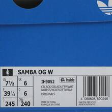 Adidas Originals SAMBA OG W 男女通用休闲运动鞋，低帮 IH9052 - 黑色 - 查看 8