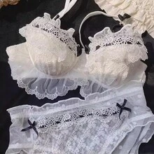 Women Bra And Panty Sets - White - View 3