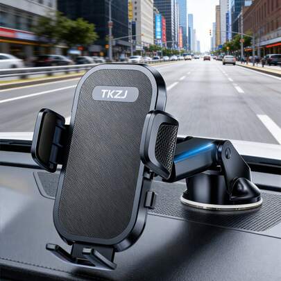  Giá đỡ điện thoại trên ô tô kiểu cốc hút có thể điều chỉnh thương hiệu TKZJ, dùng cho bảng điều khiển và kính chắn gió, kẹp tự động, tay đỡ có thể điều chỉnh, ổn định, phù hợp với mọi điện thoại thông minh, quà tặng mùa xuân.