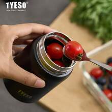 TYESO Mini Thermal Mug 280ML "Food Jar" Type, Lightweight And Easy To Carry, Made Of SUS316 Stainless Steel. Keeps Food Fresh For Longer, 100% Leak-Proof, Keeps Hot Or Cold For 12–24 Hours. Vibrant Colors In A Dopamine Style. Can Store Drinks, Juices, Food, Yogurt, Fruit, And Lunch Boxes. Ideal For School And Work, It Doesn't Take Up Much Space, Is Easy To Carry And Store. It's The Indispensable Thermal Lunch Box For Children To Take To School. - 隨機的 - 查看 8