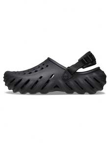 Crocs Unisex-Adult Echo Clog - Black - View 1