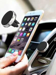 Giá đỡ điện thoại từ tính đa năng cho ô tô, giá đỡ mini gắn khe gió hỗ trợ định vị GPS, phù hợp với điện thoại và Android, món quà lý tưởng cho sinh nhật, gia đình và bạn bè, cũng là lựa chọn tuyệt vời cho phụ kiện ô tô. - Loại lỗ thông hơi (dạng kẹp) - Xem 3