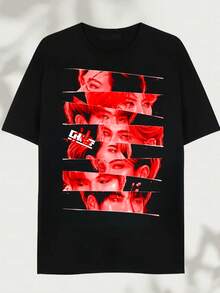 2026, Stray SKZ T-Shirt – A Bright Red K-Pop Graphic Tee (Stray), Featuring A Crew Neck And Short Sleeves, Designed For A Comfortable Fit, Perfect For Any Season. Printed T-Shirt – Made Of Pure Cotton, It Is Soft And Breathable, Suitable For Both Men And Women. It Is A Casual Shirt That Is Suitable For All Seasons And Serves As A Fashionable Souvenir. It Is Suitable For Daily Use, For Lovers Of Street Fashion And For Music Enthusiasts. - 黑色 - 查看 6