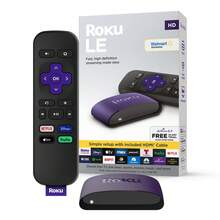 Roku LE  - HD (1080p) Streaming Media Player With High Speed HDMI Cable And Simple Remote - Black - màu đen - Xem 1