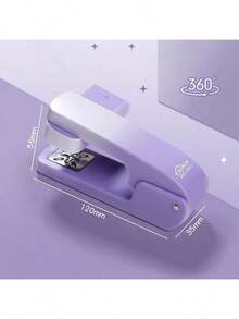 360° Rotating Stapler, Large Size High-Quality Student Stapler, Office Labor-Saving Stapler Can Staple Up To 20 Pages At A Time,Back To School,School Supplies - 1 Pc - View 11