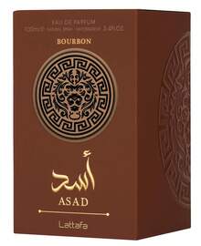 Lattafa Asad Bourbon Eau De Parfum 100ml – Spicy Fruity Vanilla Amber Perfume For Women & Men, Warm Woody Gourmand Fragrance, Long Lasting Luxury Unisex Scent - Asad Bourbon - 查看 4