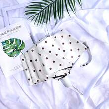 Fashion Polka Dot 8-Rib Reinforced Black Coating Umbrella, Anti-UV Sun Protection Foldable Rain Umbrella - Stylish and Minimalist Polka Dot Umbrella - View 9