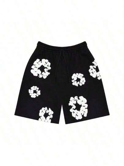 Bermuda Moletom Ready Made Y2K Streetwear Unissex Masculino Feminino G+ Plus Size Cotton Streetwear