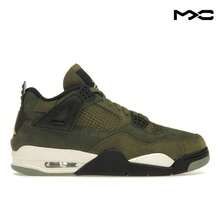 Air Jordan 4 Retro SE Craft 'Olive' Green Medium-Olive Pale-Vanilla Khaki Black Sail Sneakers Men FB9927-200 - 彩色 - 查看 1