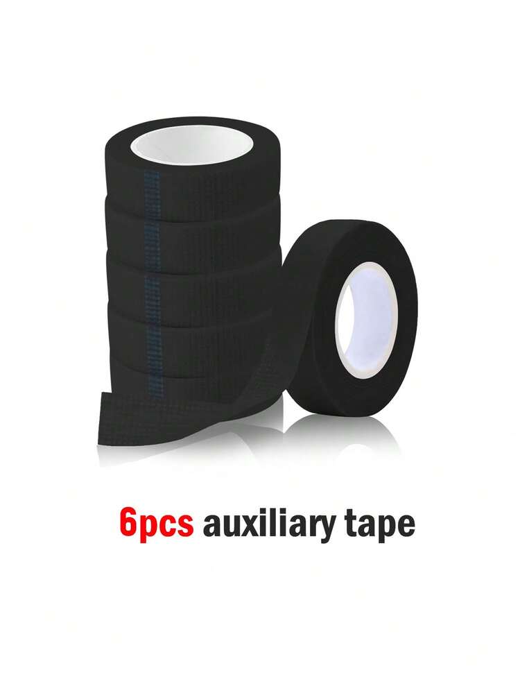 6pcs Eye Shadow Tapes, Eye Shadow & Eyeliner Auxiliary Tools, Eye Makeup Setting Gel, Eye Makeup Protective Tapes, Professional Eyelash Tapes, Adhesive Cloth Eyelash Tapes, Breathable Micro-Hole Cloth Eyelash Extension Tapes, Eyelash Lifting Tapes, Breathable Low-Irritation Eyelash Isolation Membrane. Tape Cutter, 5pcs/1 Set. Affordable Price, Suitable As Christmas Gifts, Cosmetics, Makeup Tools, Inexpensive Good Items, Gifts, Women's Gifts, Christmas Gifts.,Giveaways,Travel,Cheap Stuff,Travel Essential - Multicolor - View 9