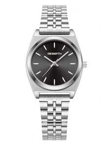REBIRTH 1pc Women's Business Classic Elegant Quartz Movement Wristwatch, Suitable For Daily Wear - one-size - View 15