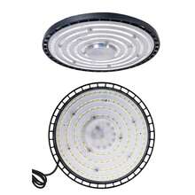Luz de techo LED alta de 200 W, temperatura de color de luz diurna de 6500 K, luz de taller LED, 85-265 V, adecuada para almacenes, graneros, talleres, garajes y estadios. - Tipo de Enchufe A USA (110-127V) - Ver 1