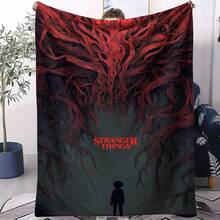 Decke Produktbild Heiße Horror TV-Serie Flanell Decke Weich Warm Überwurf Decke für Bett Schlafzimmer Wohnzimmer Reise Picknick Geschenk - Verschiedenfarbig - Übersicht 1