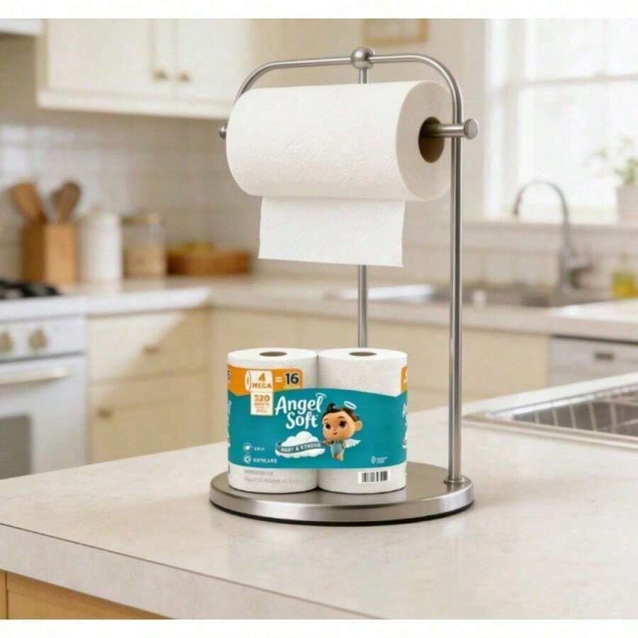 Angel Soft Toilet Paper (4 Mega Rolls = 16 Regular) - Soft & Strong Bathroom Tissue - 320 Sheets (4 Packs) - View 1