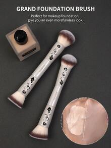 MAANGE Bộ cọ trang điểm chuyên nghiệp 9 món hai đầu, bao gồm cọ nền, cọ má hồng, cọ phấn mắt, cọ kẻ mắt, cọ kẻ lông mày, cọ che khuyết điểm, cọ tạo khối, cọ highlight, cọ tạo khối mũi, cọ pha màu, cọ môi, phù hợp cho trang điểm hàng ngày và du lịch, một bộ cọ trang điểm tiện dụng làm quà tặng. - Nhiều màu - Xem 7